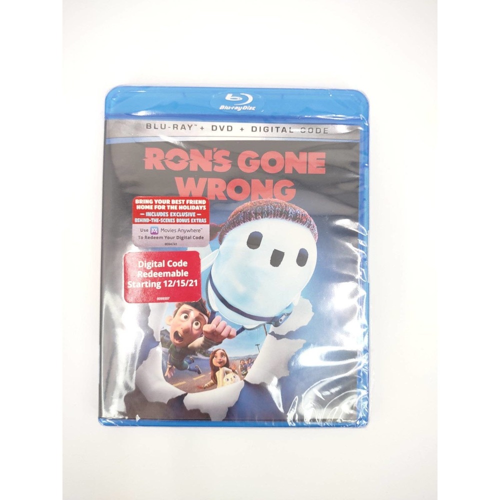 disney's ron's gone wrong Blu-ray dvd new
